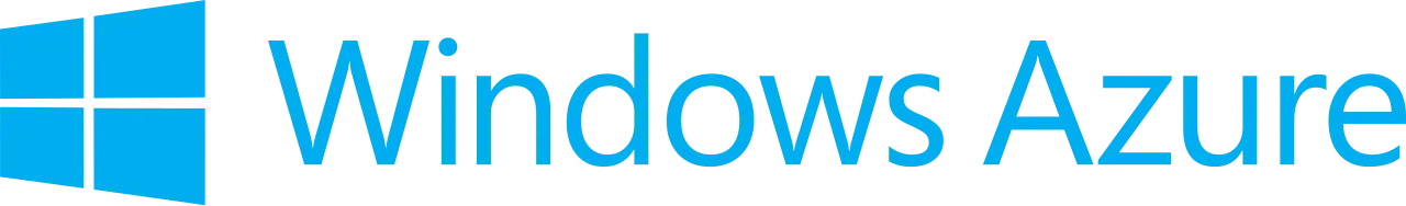 Windows Azure のロゴとワードマーク（2012年当時）