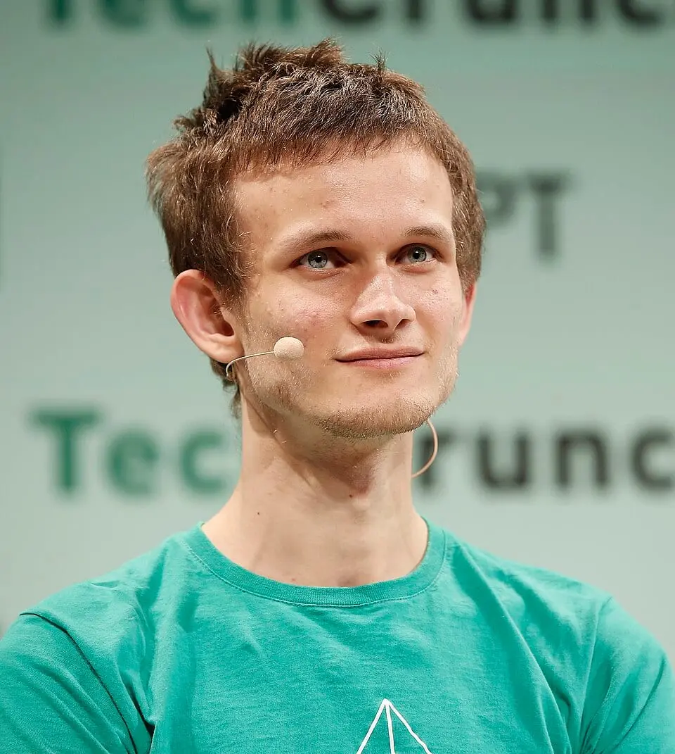 2015年、TechCrunch のロンドンでのイベントに登壇した Vitalik Buterin