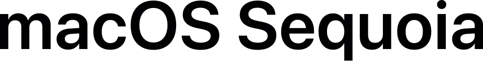 macOS Sequoia logo