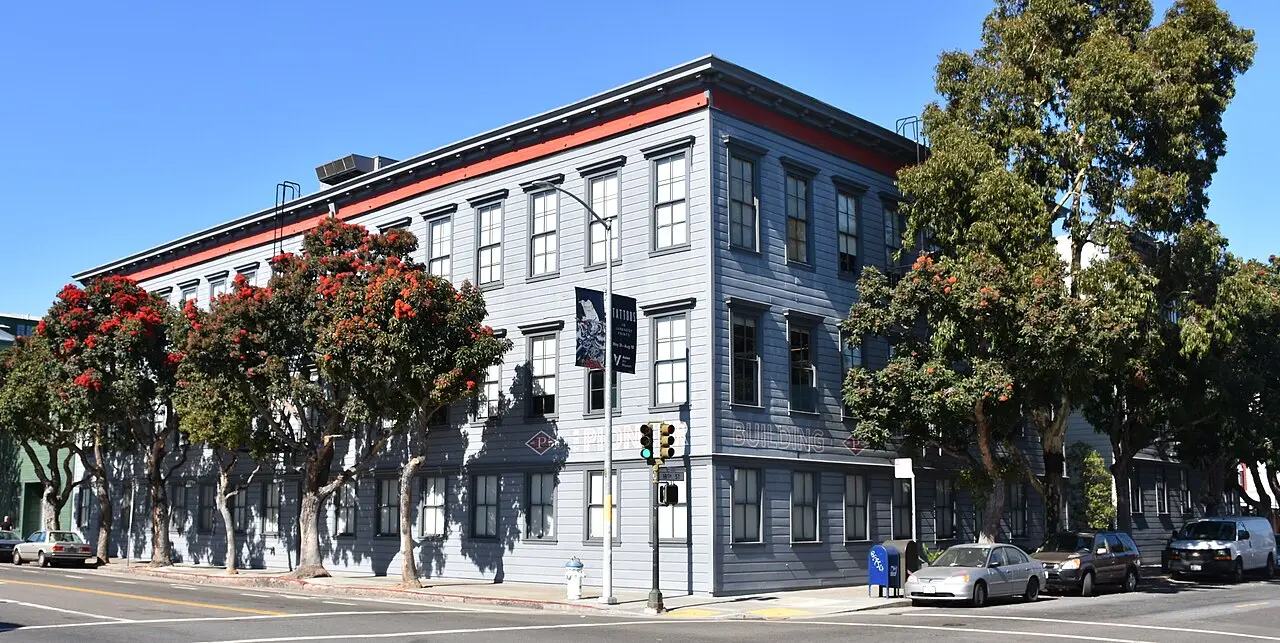 The Pioneer Building in San Francisco's Mission District, photographed in 2019, when it housed OpenAI's offices
