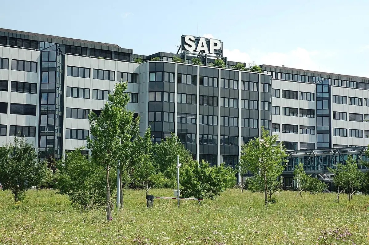 Building 1 of SAP's headquarters in Walldorf, Germany, photographed in 2008