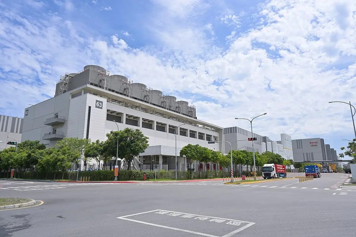 TSMC Fab 18 in the Southern Taiwan Science Park, May 2025