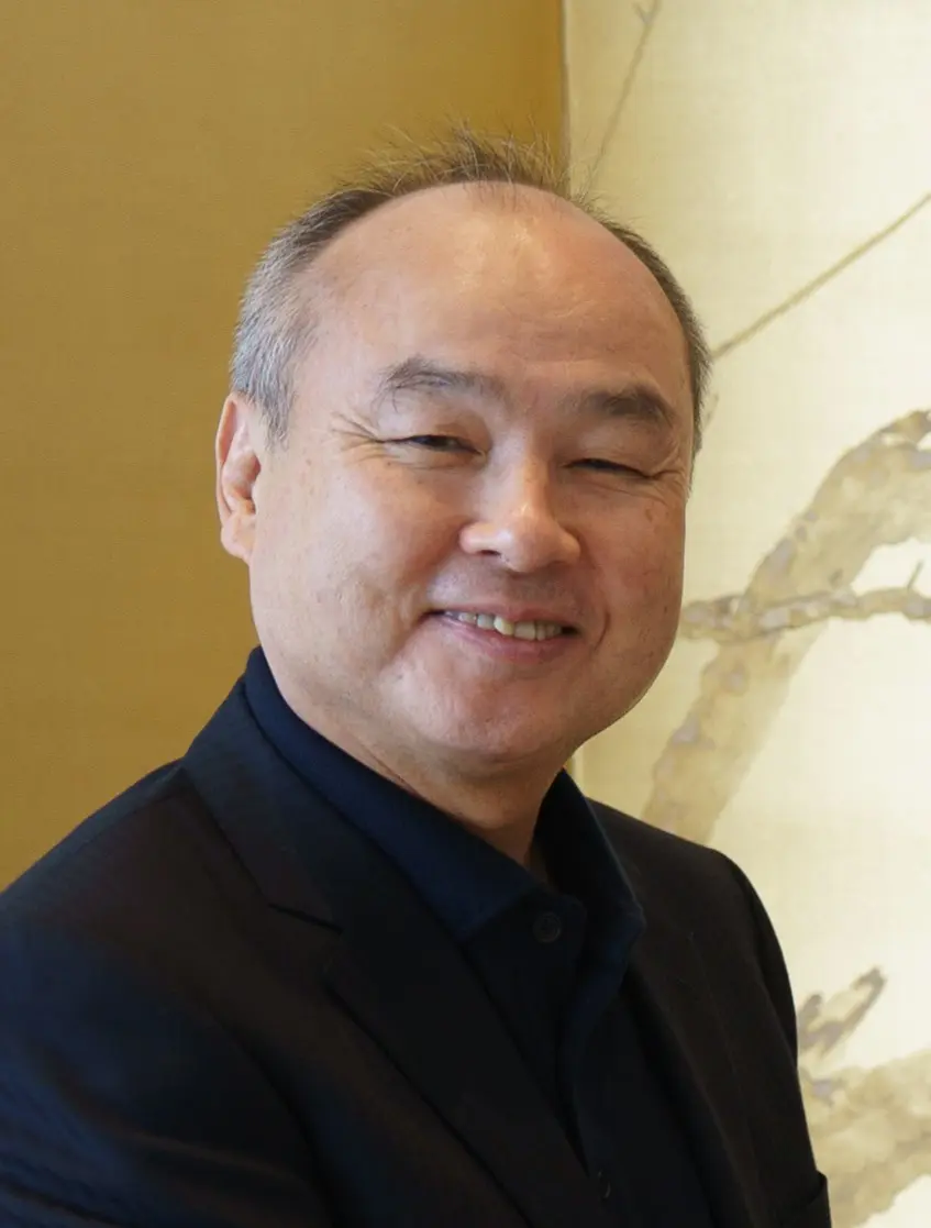 Masayoshi Son at SoftBank Group's headquarters in Tokyo, May 2025