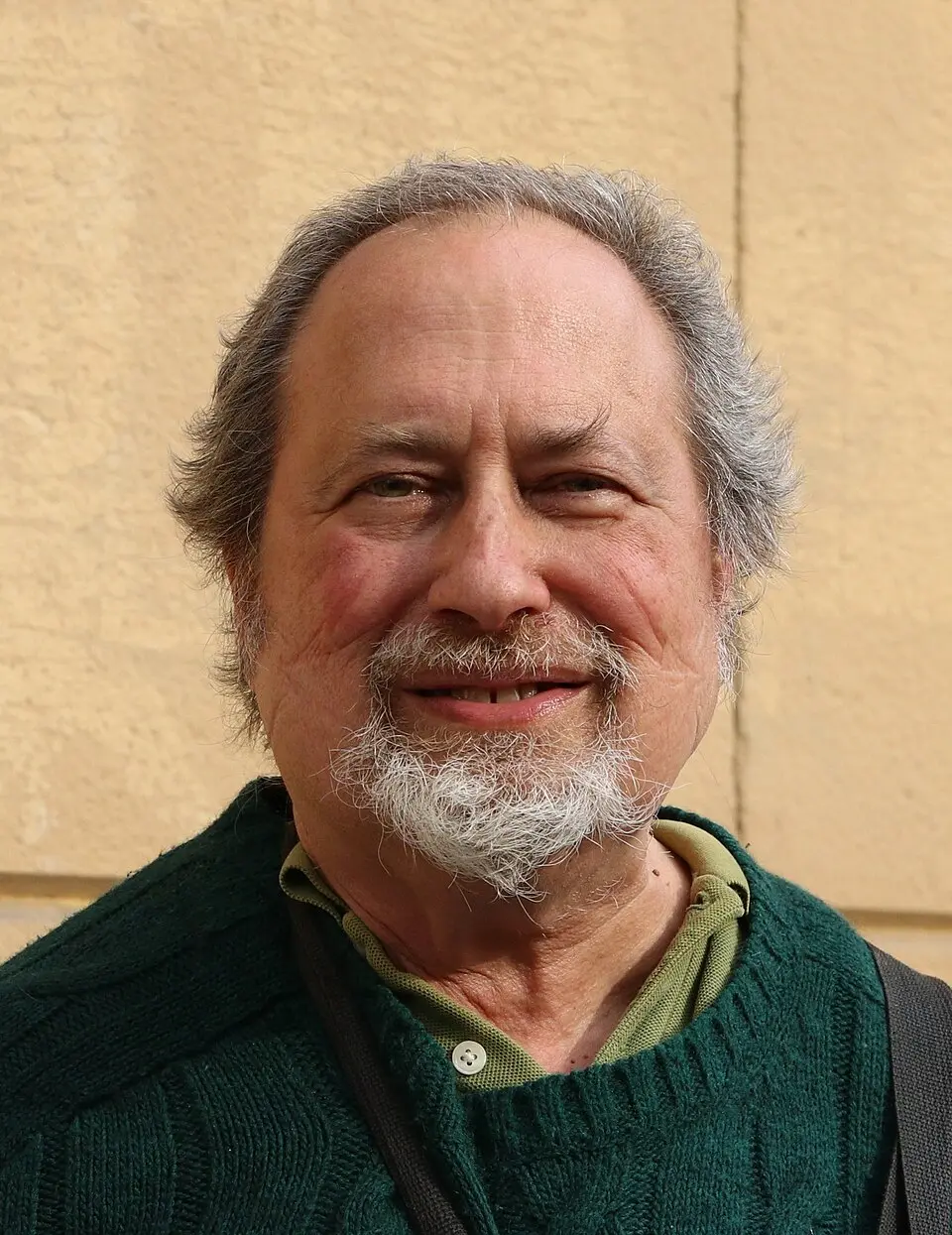 Richard Stallman at the University of Bologna after a lecture, April 2024