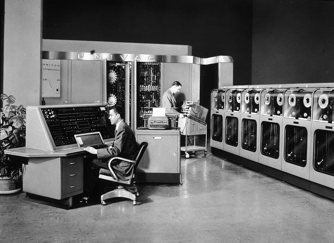 The dedication of UNIVAC I at the Eckert-Mauchly Laboratory in Philadelphia, 14 June 1951